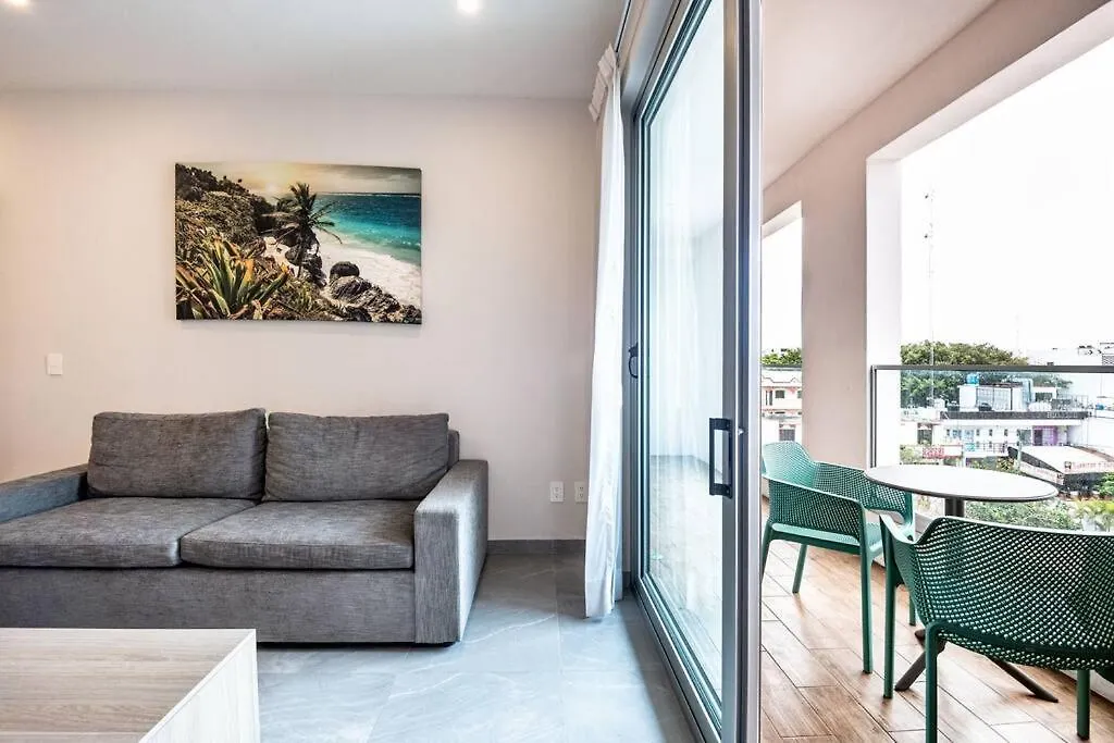 Marlene Incredible 2 Bedroom Condo At Gallery Playa del Carmen 0*,
