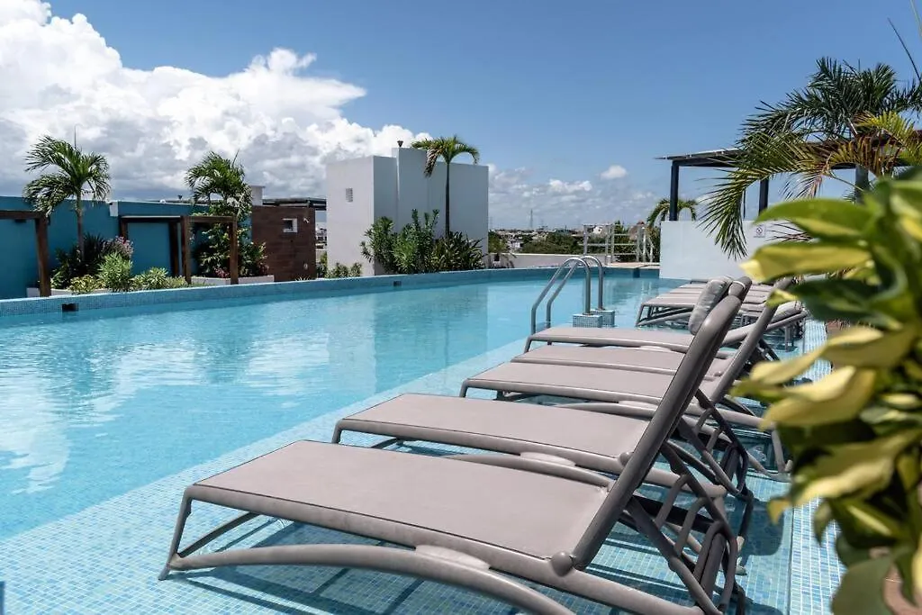 Marlene Incredible 2 Bedroom Condo At Gallery Playa del Carmen 0*,